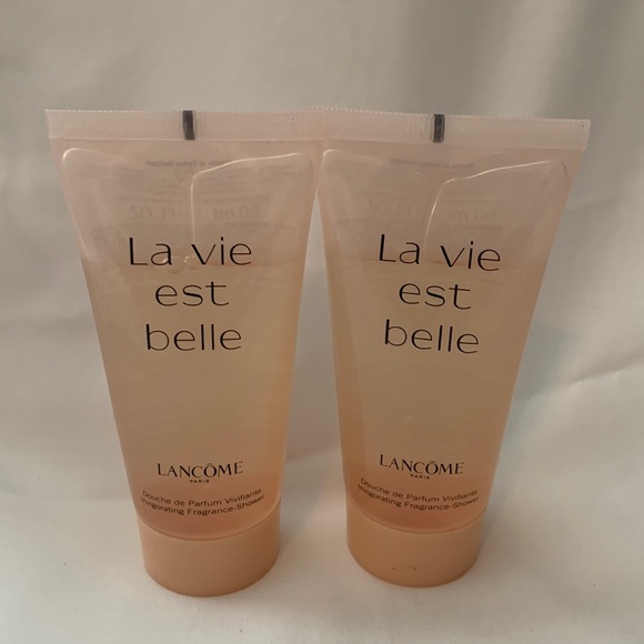 Bath & Body New 2 Lancme La Vie Est Belle Travel Shower Gel